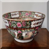 P05. Rose medallion bowl. 5”h x 12”w - $195 